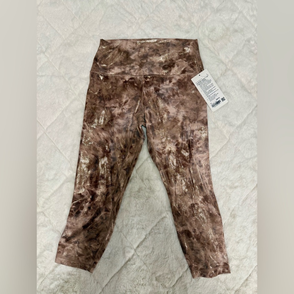 Lululemon Athletica Shimmering Brown Leggings